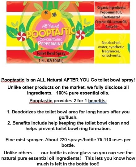 Peppermint Pooptastic Spray Benefits and Instructions